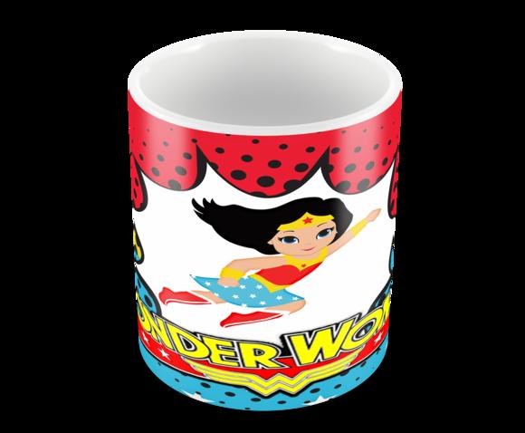 Caneca Polímero Mulher Maravilha Personalizada