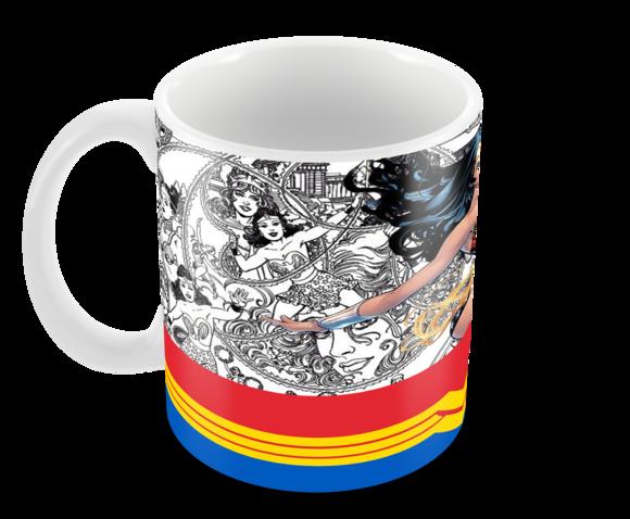 Caneca Polímero Mulher Maravilha Personalizada