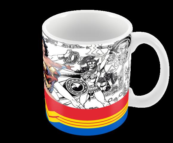 Caneca Polímero Mulher Maravilha Personalizada