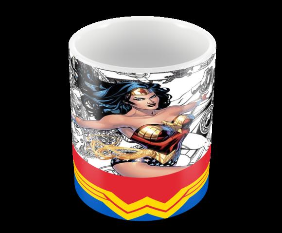 Caneca Polímero Mulher Maravilha Personalizada