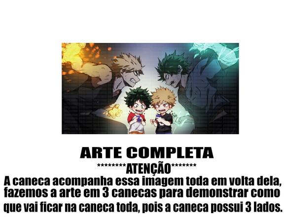 Caneca Polímero My Hero Academia Personalizada