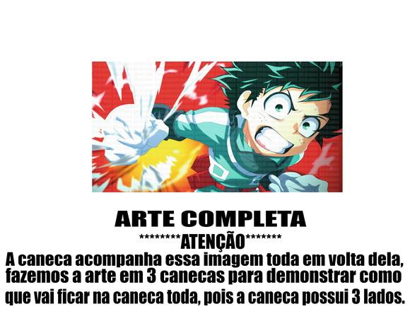 Caneca Polímero My Hero Academia Personalizada