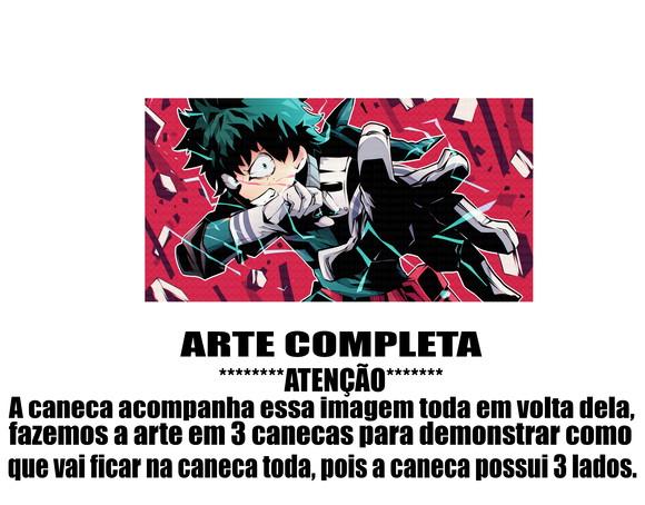 Caneca Polímero My Hero Academia Personalizada
