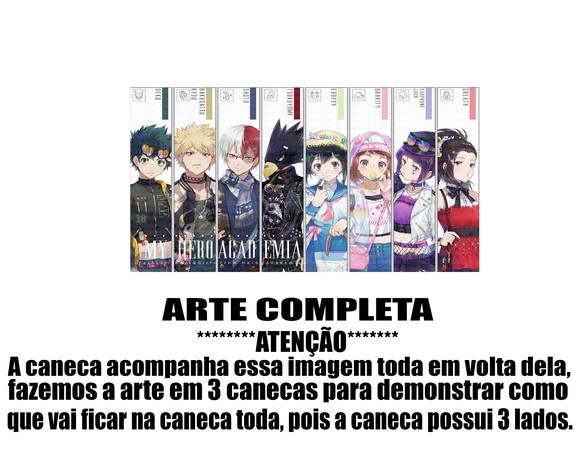 Caneca Polímero My Hero Academia Personalizada