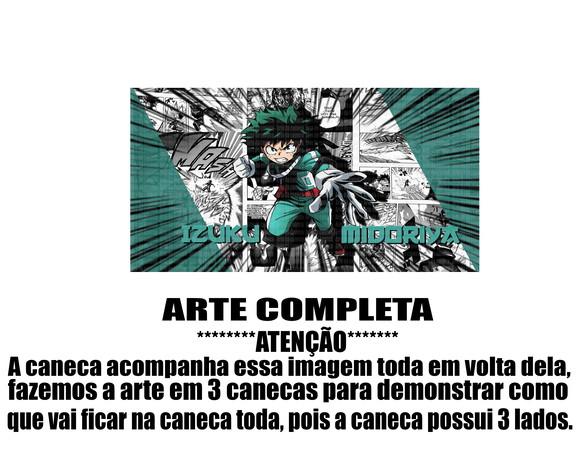 Caneca Polímero My Hero Academia Personalizada