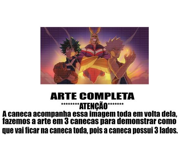 Caneca Polímero My Hero Academia Personalizada