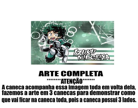 Caneca Polímero My Hero Academia Personalizada