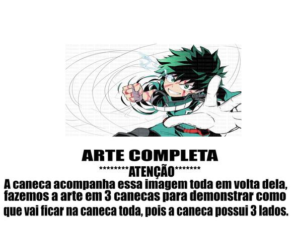 Caneca Polímero My Hero Academia Personalizada