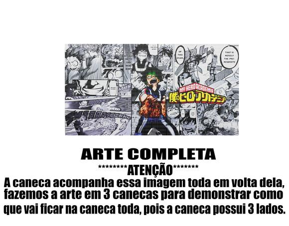 Caneca Polímero My Hero Academia Personalizada