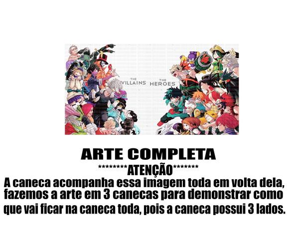 Caneca Polímero My Hero Academia Personalizada