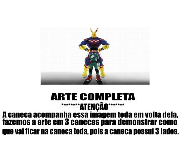 Caneca Polímero My Hero Academia Personalizada