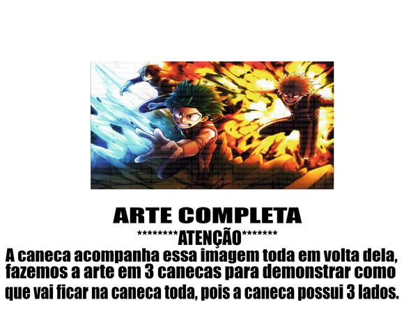 Caneca Polímero My Hero Academia Personalizada