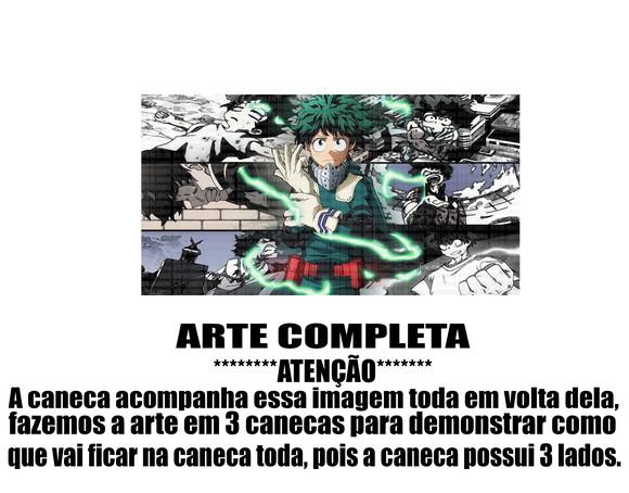 Caneca Polímero My Hero Academia Personalizada