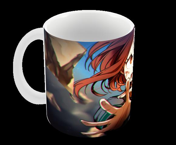Caneca Polímero My Hero Academia Uraraka Personalizada