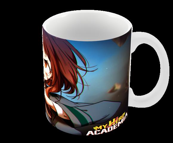 Caneca Polímero My Hero Academia Uraraka Personalizada