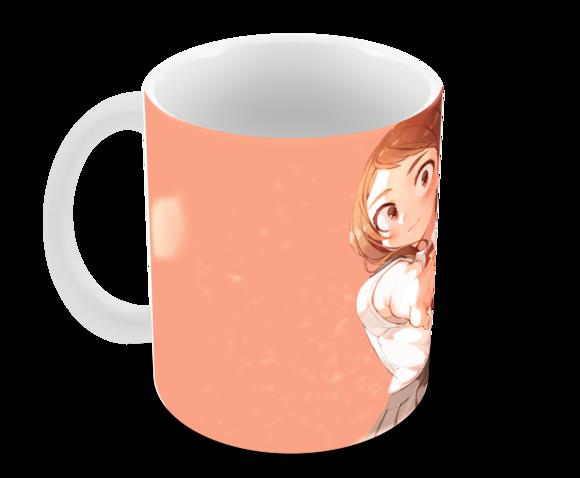 Caneca Polímero My Hero Academia Uraraka Personalizada