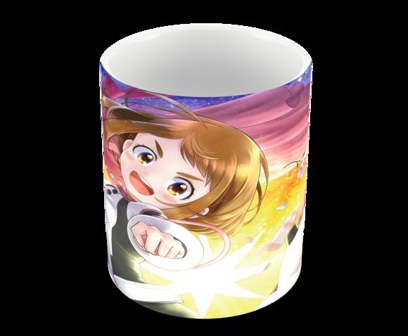 Caneca Polímero My Hero Academia Uraraka Personalizada