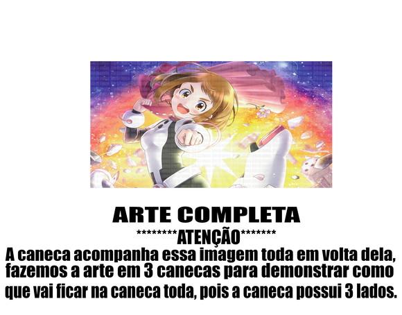 Caneca Polímero My Hero Academia Uraraka Personalizada