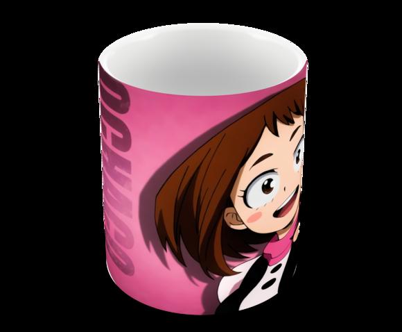 Caneca Polímero My Hero Academia Uraraka Personalizada