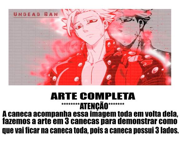 Caneca Polímero Nanatsu no Taizai Ban Personalizada