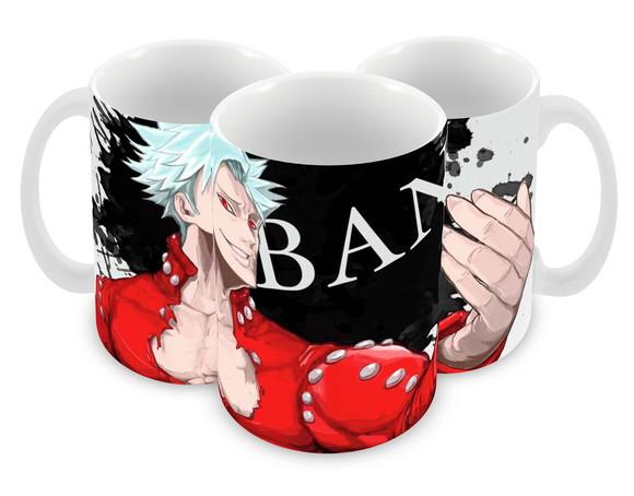 Caneca Polímero Nanatsu no Taizai Ban Personalizada