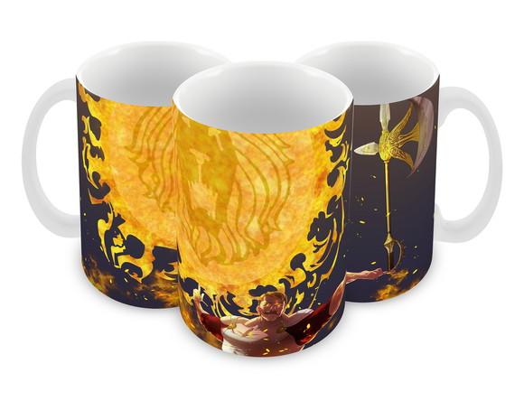 Caneca Polímero Nanatsu no Taizai Escanor Personalizada