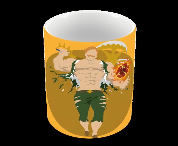 Caneca Polímero Nanatsu no Taizai Escanor Personalizada