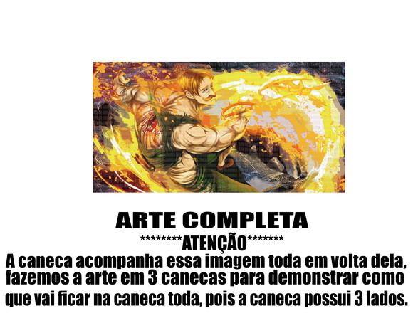 Caneca Polímero Nanatsu no Taizai Escanor Personalizada