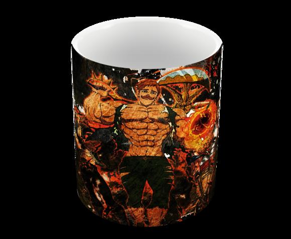 Caneca Polímero Nanatsu no Taizai Escanor Personalizada