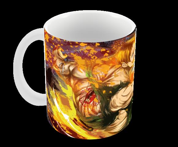 Caneca Polímero Nanatsu no Taizai Escanor Personalizada