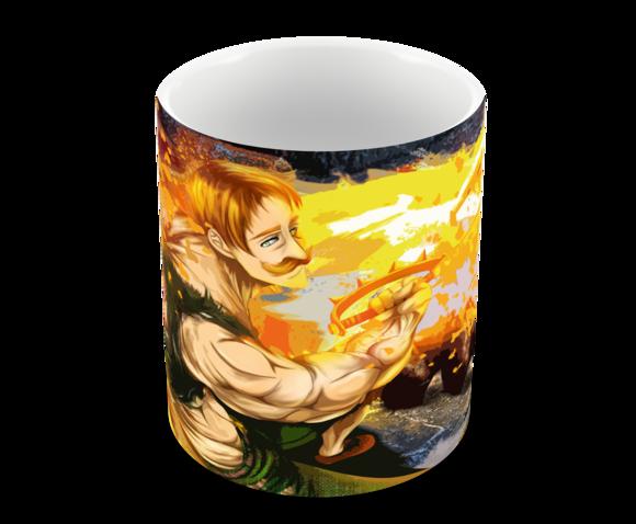 Caneca Polímero Nanatsu no Taizai Escanor Personalizada