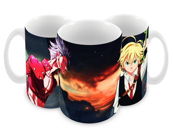 Caneca Polímero Nanatsu no Taizai Personalizada