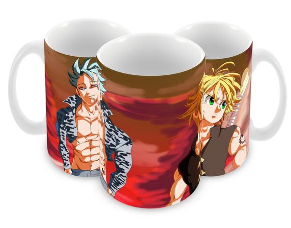 Caneca Polímero Nanatsu no Taizai Personalizada