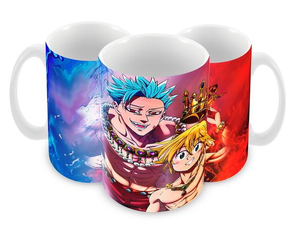 Caneca Polímero Nanatsu no Taizai Personalizada