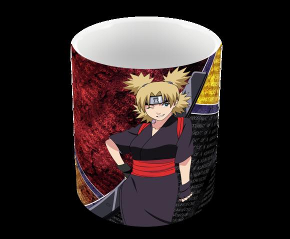 Caneca Polímero Naruto - Temari Personalizada