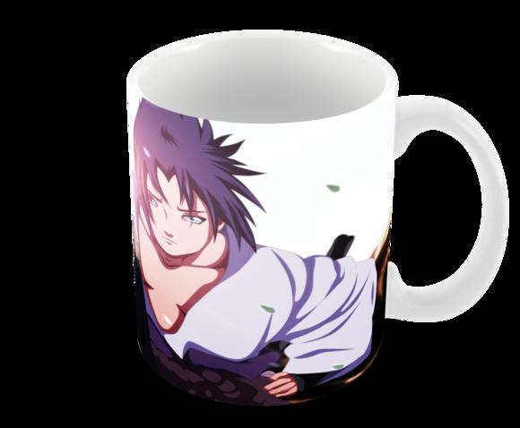 Caneca Polímero Naruto e Sasuke Personalizada