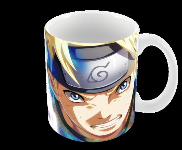 Caneca Polímero Naruto e Sasuke Personalizada
