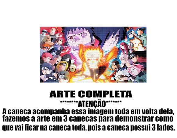 Caneca Polímero Naruto Personalizada