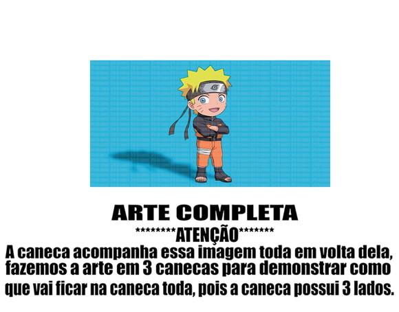 Caneca Polímero Naruto Personalizada