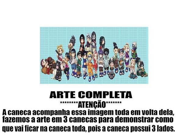 Caneca Polímero Naruto Personalizada
