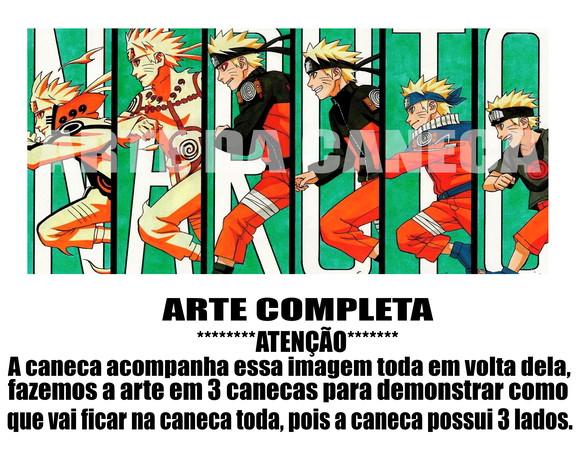 Caneca Polímero Naruto Personalizada