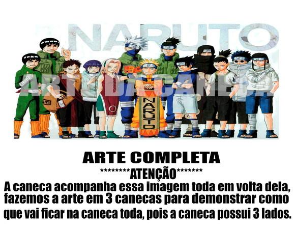 Caneca Polímero Naruto Personalizada