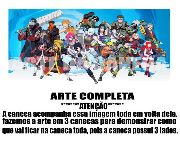 Caneca Polímero Naruto Personalizada