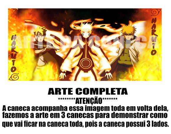 Caneca Polímero Naruto Personalizada