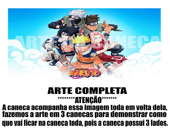 Caneca Polímero Naruto Personalizada