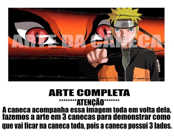 Caneca Polímero Naruto Personalizada