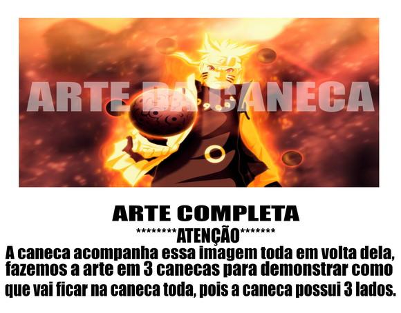 Caneca Polímero Naruto Personalizada