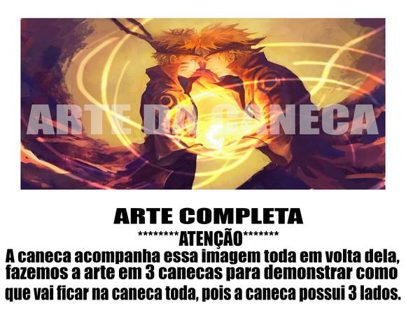 Caneca Polímero Naruto Personalizada