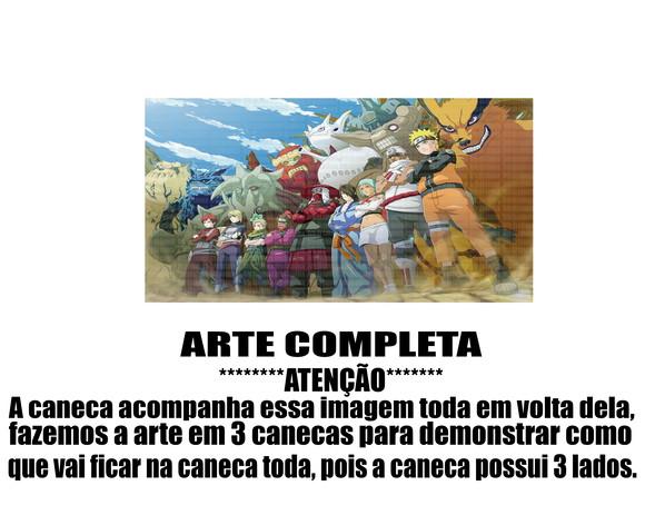 Caneca Polímero Naruto Personalizada