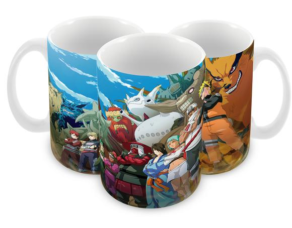 Caneca Polímero Naruto Personalizada